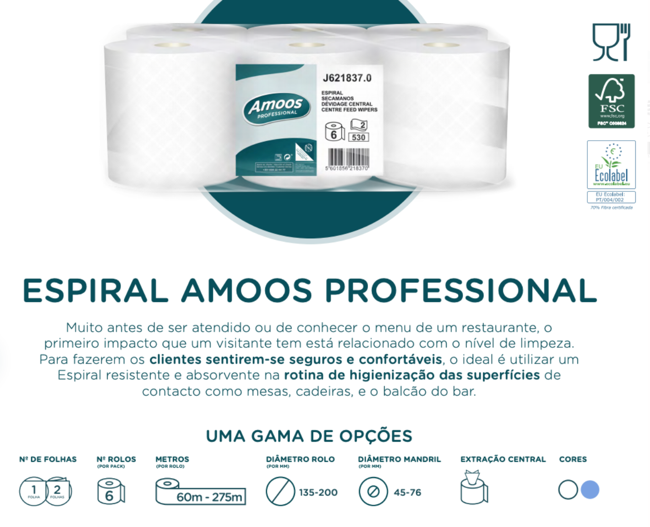 AMOOS PRO ESPIRAL (Pk6)