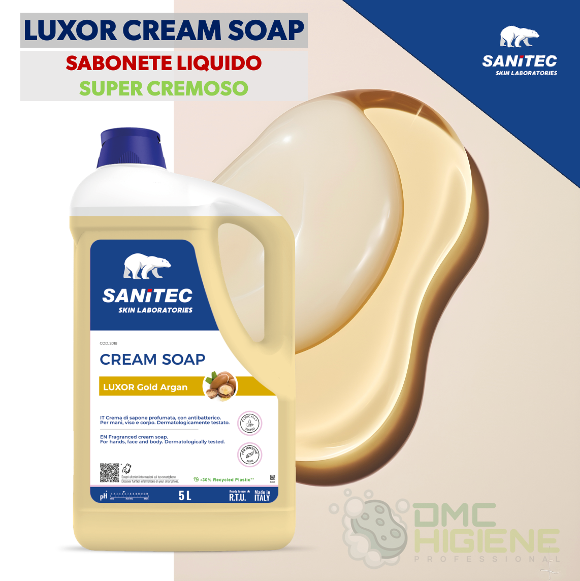 Creme De Sabão Luxor | Sabonete Extra Cremoso | DMC Higiene