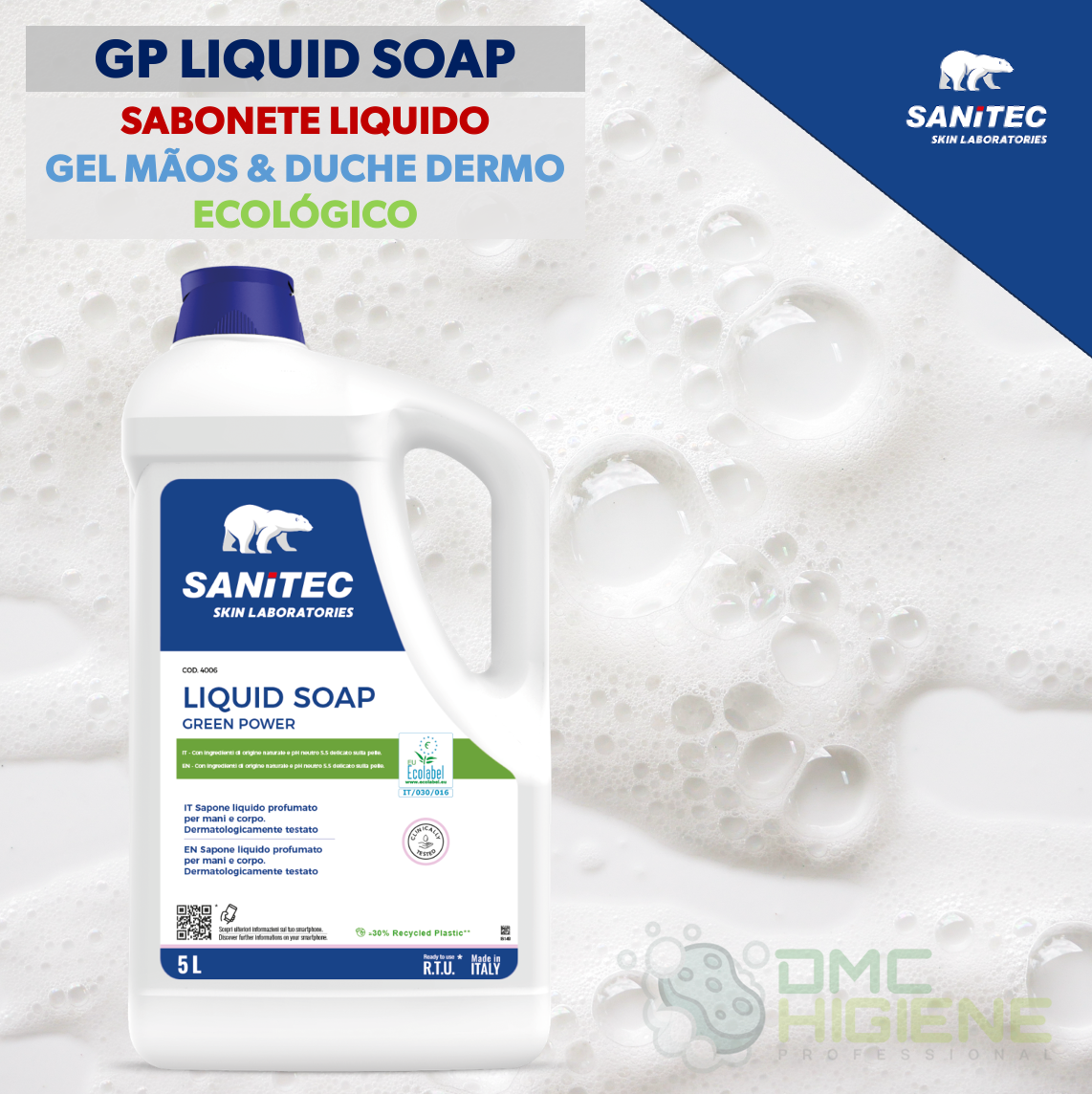 Gel De Banho & Shampoo | Liquid Soap Gel | DMC Higiene