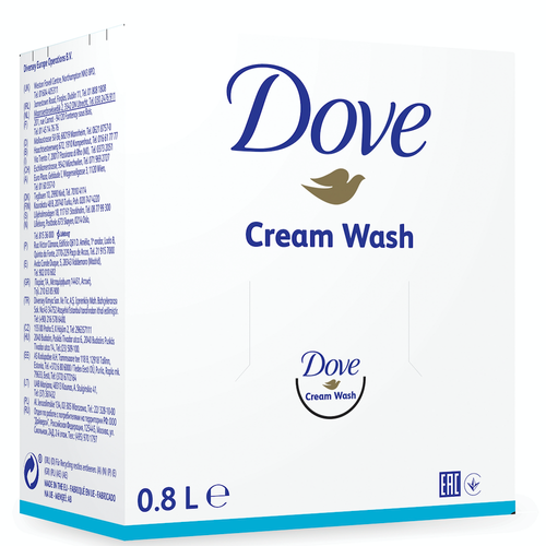 SOFT CARE DOVE CREAM WASH 800ml