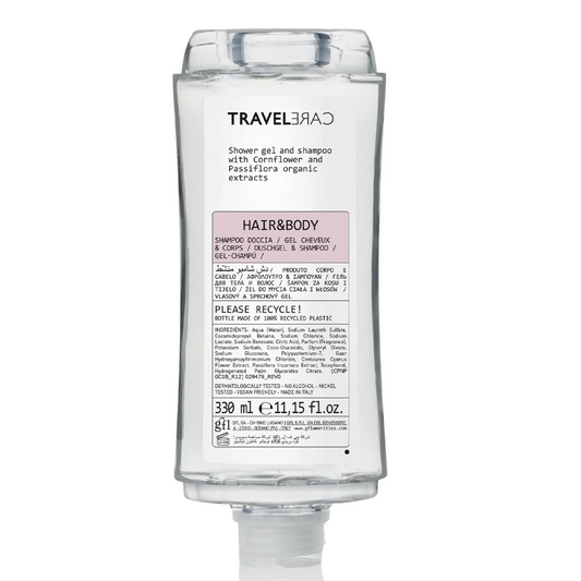 TRAVELCARE HAIR & BODY 330ml SQUEEZE