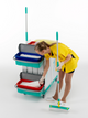 TTS MICROBLUE VELCRO MOP